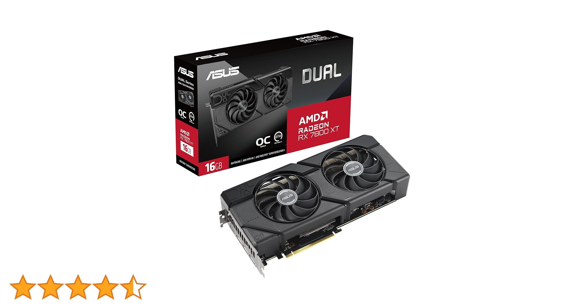 【最終価格・未開封】ASUS Radeon RX 7800 XT OC 16GB Amazon | ASUS TUF Gaming RX 7800 XT OC Edition 16GB GDDR6